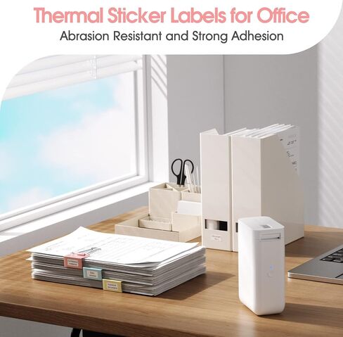 NIIMBOT D101 Labels, 0.79'' x 1.57'' (20x40mm) Thermal Sticker Label, Waterproof, Oil-Proof and Tear-Proof Self-Adhesive Barcode Labels for NIIMBOT D101 Label Maker, 1 Roll of 155 Papers(Clear) in Saudi Arabia