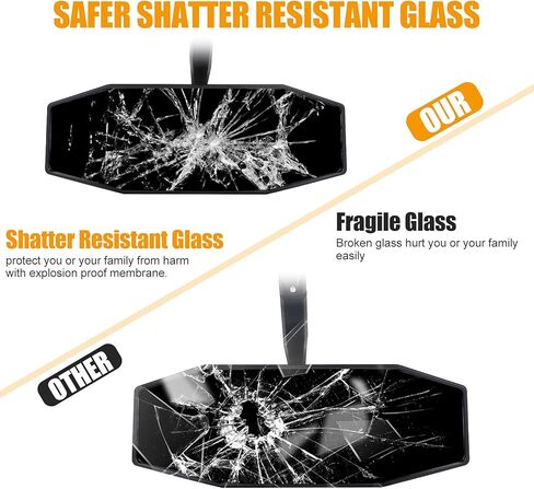 مرآة الرؤية الخلفية UTV تناسب شريط قفص دوار مقاس 1.75 بوصة، مرآة UTV للرؤية الخلفية لمركز RZR محدبة لـ Polaris RZR 800 1000 S 900 XP Arctic Cat Wildcat Sport 2015-2018، General، Ranger # 2881540 in Kuwait