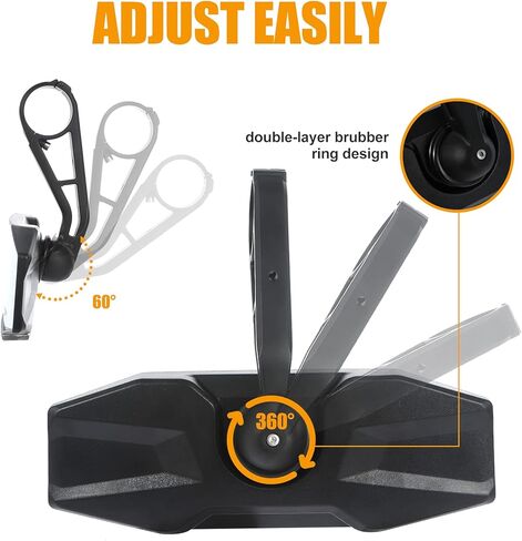 مرآة الرؤية الخلفية UTV تناسب شريط قفص دوار مقاس 1.75 بوصة، مرآة UTV للرؤية الخلفية لمركز RZR محدبة لـ Polaris RZR 800 1000 S 900 XP Arctic Cat Wildcat Sport 2015-2018، General، Ranger # 2881540 in Kuwait