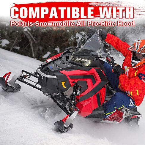 مجموعة مرآة الرؤية الخلفية A & UTV PRO لسيارة Polaris Snowmobile، غطاء محرك السيارة القابل للطي القابل للتعديل، ملحقات المرايا الجانبية المحدبة للرؤية الخلفية، استبدال OEM #2877803، قطعتان in Saudi Arabia