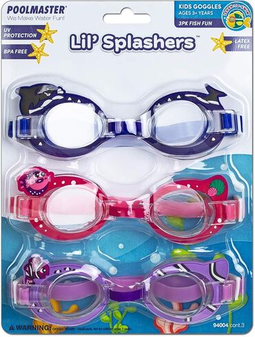 Poolmaster Swim Goggles, Lil' Guppies, 4 Pack in Saudi Arabia
