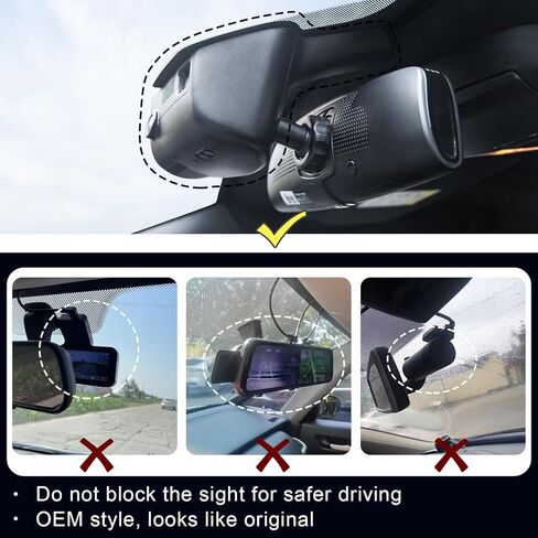 4K Dash Cam Custom fit for 4th Gen Dodge RAM 1500/2500/3500 2013 2014 2015 2016 2017 2018,(Model A),Check Model Carefully, UHD 2160P Video, App & WiFi, 128GB Card in Saudi Arabia