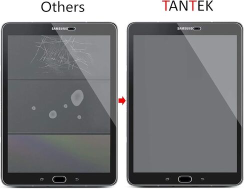 TANTEK [2-Pack Screen Protector for Samsung Galaxy Tab S3 / Galaxy Tab S2 9.7 Inch,Tempered Glass Film,Ultra Clear,Anti Scratch,Bubble Free,S Pen Compatible in Kuwait