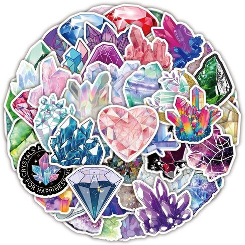 ملصقات كريستال حجر الراين 100 قطعة من الفينيل المقاوم للماء لتزيين الكمبيوتر المحمول DIY لملصقات Kawaii اللطيفة للبالغين in Kuwait