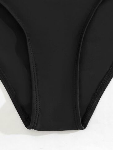MakeMeChic Women's One Piece Bathing Suit Contrast Trim Push Up One Piece Swimsuit in Saudi Arabia