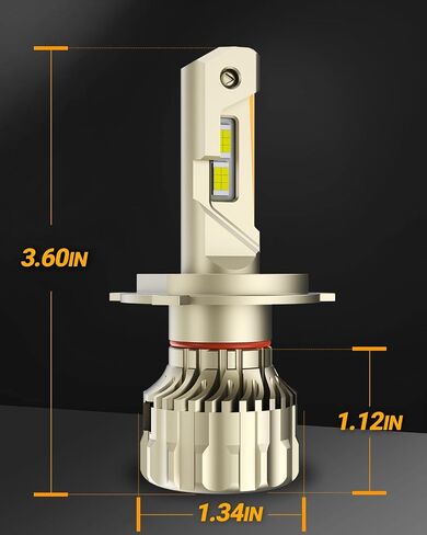 مصابيح إضاءة LED SEALIGHT 9006، X4 110W HB4 LED لمبة إضاءة للسيارة مع 12 شريحة CSP أكبر، التوصيل والتشغيل، حلقة قفل قابلة للتعديل، حزمة من 2 in Saudi Arabia