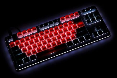 أغطية مفاتيح سلسلة DROP Artifact Bloom - متوافقة مع الحجم الكامل، Tenkeyless، Compact 1800، HHKB، 75%، 67%، و60% تخطيطات لوحة المفاتيح الميكانيكية، 129 PBT Keycaps، صبغ فرعي، ملف تعريف Cherry (Matcha Mango) in Kuwait