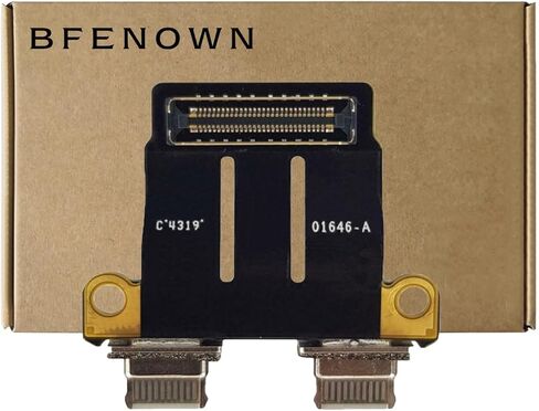 Replacement DC in Power Jack Connector I/O USB-C Board Charging Port for MacBook Pro 13" 15" 16" Model A1989 A1990 A2141 A2159 A2251 A2289 A2338 Mid 2018-2020 in Saudi Arabia