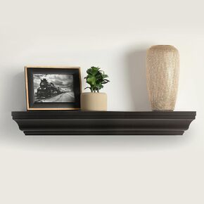 Timbervaults Concealment Furniture - Ace Medium Tactical Floating Shelf with Trap Door | Compact Secret Storage with RFID Lock | Handmade Perfect for Home and Kitchen (Black)