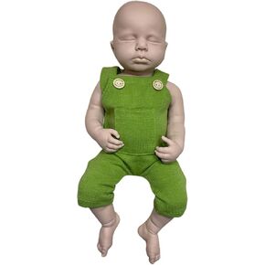 Realistic 20" Soft Full Body Solid Silicone Reborn Baby Dolls 50cm Lifelike Painted Newborn Infant Girl Doll