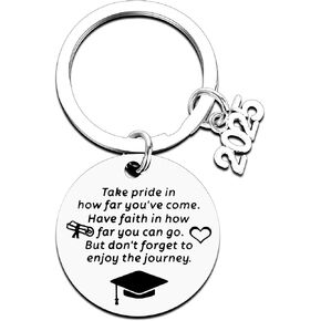 Chambom 2024 Graduation Gifts for Him Her, Class of 2024 Graduation Keychain, Inspirational Gifts for Boys Girls College Middle High School Student in Saudi Arabia