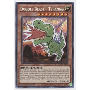 Doodle Beast - Tyranno - BLCR-EN033 - Secret Rare - 1st Edition