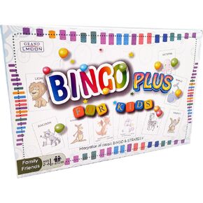 Magnetic Portable Bingo Plus for Kids Playing Board Sequence Game Simple Strategy