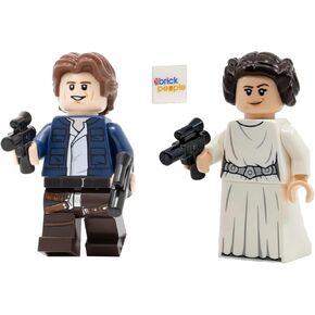 Star Wars: Han Solo Minifigure and Princess Leia Combo