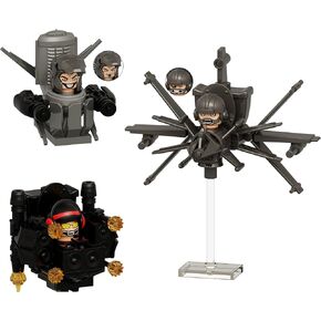 Bentex Toilet Building Set, G-Man Toilet Man Model Toys Ideas Collectible Building Bricks Birthday Gift for Adults Fans(3 PCS)