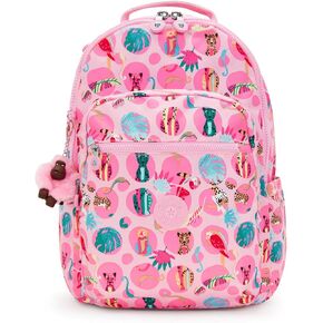 Kipling Women's Seoul 15 Laptop Backpack, Durable, Roomy with Padded Shoulder Straps, Nylon Bag