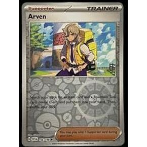 Pokemon – Arven 166/198 – Scarlet Violet – Reverse Holo – Single Card