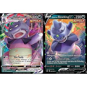 Galarian Slowking Vmax & V - Chilling Reign - Card Lot - 99/198 & 100/198 - Holo Rare