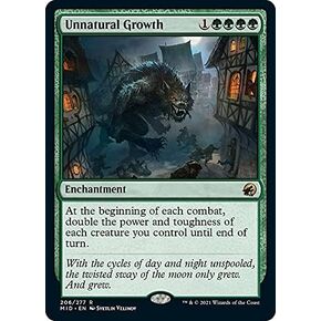 Magic: the Gathering - Unnatural Growth (206) - Innistrad: Midnight Hunt