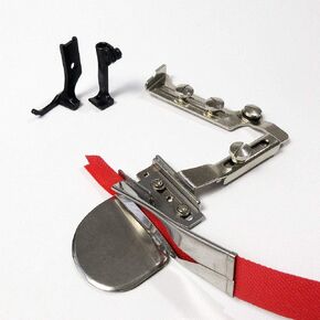 Binder Set Swing Away Single-Fold + Binding Foot for Consew 206RB-5 (Tape Finish Size：3/4"(19.1mm)-3/8"(9.5mm))