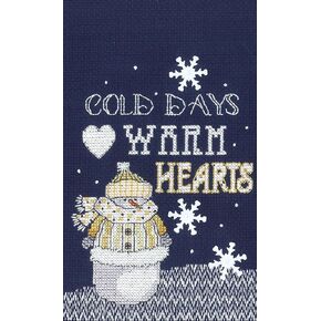 Janlynn Warm Hearts Counted Cross Stitch Kit