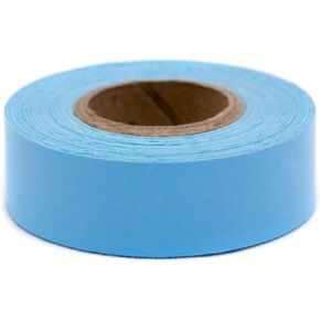 ChromaLabel 3/4 Inch Colored Masking Tape, Ideal Decorative Masking Tape for Office and School - 500 Inch Roll (13.88 Yards), Light Blue Labels