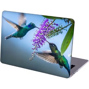Compatible with MacBook Pro 13 inch, Hard Protective Shell with Keyboard Cover (M1 A2338 A2289 A2251 A2159 A1989 A1706 A1708, 2016-2020 Release) - Hummingbird - MC7492