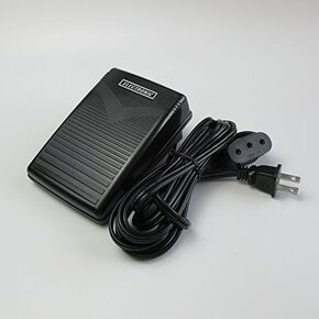evernice 110-120V MAX 1.4A Foot Control Pedal w Cord for Singer 27, 66-6, 15-88, 15-90, 15-91, 15-96 201