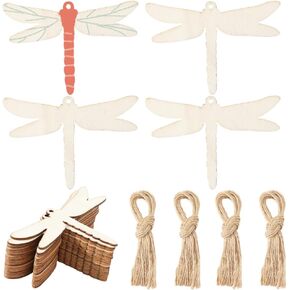 GORGECRAFT 20Pcs Unfinished Octopus Wooden Slices Blank Wood Cutouts 3.2x3.9 Inch Sea Animal Shaped Wooden Gift Tags Hanging Ornaments with Hole Hemp Ropes for Summer Beach Nautical Wedding Home Decor
