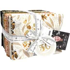 Gingiber Bee Garden 28 Fat Quarters 1 Panel Moda Fabrics 48410AB