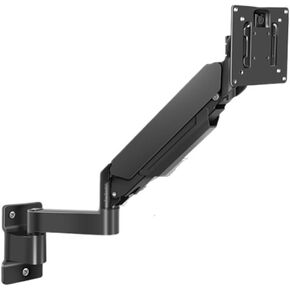 24/32/49-inch Fish Screen Monitor Wall Bracket Wall Hanging Bracket Lift Hover Cantilever Vertical Screen Rotation(Black)