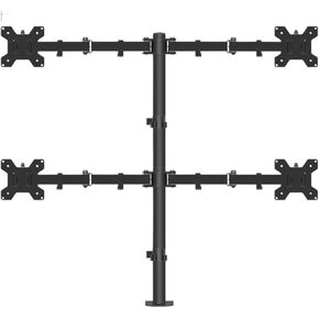 Four-Screen Monitor Stand Hanger Splicing Computer Desktop Upper and Lower Multi-Screen Lift Rotating Base Shelf(Four Screen Base)