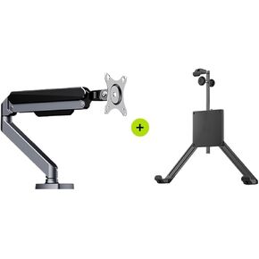 Stand Computer Holeless Monitor Stand Robotic Arm No Punching No Screw Expansion Hole Special Accessories X1(S1 White)