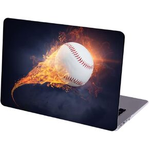 Compatible with MacBook Air 13 inch, Hard Protective Shell with Keyboard Cover (A1369 A1466, 2010-2017 Release) - Baseball MC7053