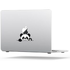 Imaginative Patterns Hard Shell Case Cover for MacBook Air M2 13 inch - Clear-Panda