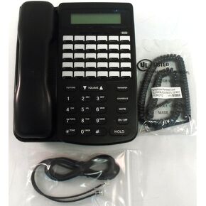 Comdial 7260-00 DX-80 30 Button LCD Display Speakerphone (Black) (Renewed)