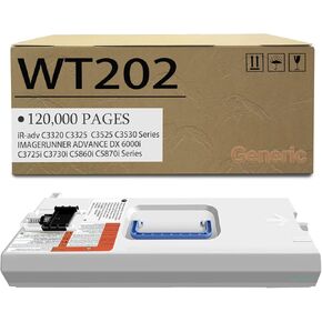 WT-202 WT202 Waste Toner Box Compatible for Canon Work with IMAGERUNNER Advance DX 6000i C3720 C3725i C3730i C3826i C3830i C3835i C5735i C5740i C5750i C5760i C5840i C5850(1 Pack)