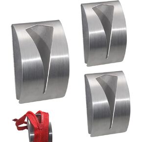 3 Pcs Zipper Jig Tool, Zipper Jig Helper for Stainless,Zipper Pull Slider Helper, Zipper Installing Tool for Pants,Dresses,Clothes
