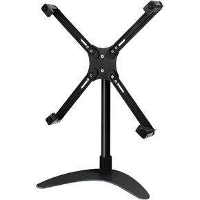 Holeless Computer Monitor Stand Desktop Rotating Lifting Screw Hole Installation Adjustable Base Desktop Model(White)