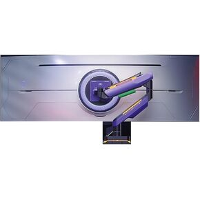 Monitor Stand T18X with Fish Screen 49-inch Stand 20kg Curved Screen Pneumatic Base(Red)