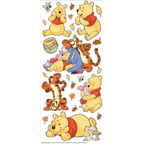 EK Success Disney Large Flat Stickers, Pooh