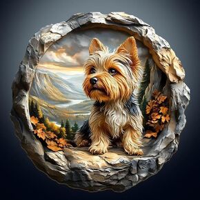 Anuver Dog Diamond Painting Kits for Adults, 5D DIY Diamond Art Kits for Beginners, Full Drill Diamond Painting Kits for Home Wall Decor, 12x12 Inch