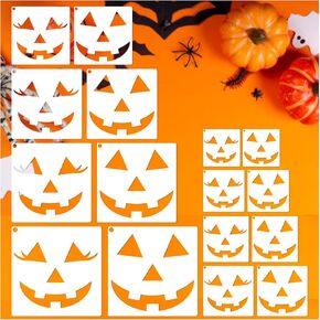 Fall Leaf Stencils for Painting on Wood Hello Autumn Leaves Thanksgiving Stencil Crafts Reusable Fall Stencils for Doormat Fabric Furniture Wall Fabric Home(6 Falls Leaves)
