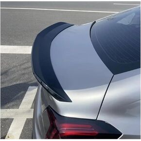 Compatible For Cadillac CT4 CT5 2020-2023 Rear Wing Modified V Version Rear Cover Spoiler Black Wing Carbon Rear Wing No Punching(CT5 Bright black)