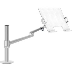 OL-1S Laptop Stand LCD Monitor Stand Desk Desktop Lift Rotating Computer Stand(Silver)