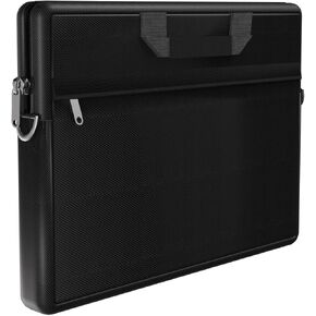 Laptop Sleeve Bag Compatible for MacBook Air/Pro, Dell, HP, Acer, Asus, Lenovo, Shockproof Protective Computer Cover with Accessories Pocket, Black