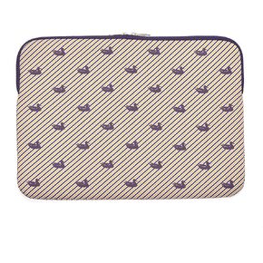Southern Marsh, Laptop Case, Purple Stripe with Gold, 13"