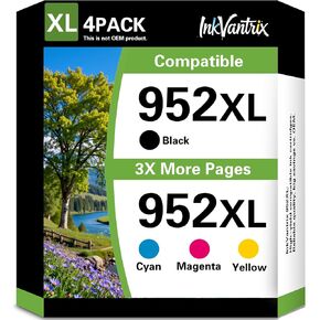 952XL Ink Cartridges Compatible for 952XL Ink Cartridges Replacement for 952XL Ink for OfficeJet Pro 8710 7740 8720 8715 8210 8703 OfficeJet 8702