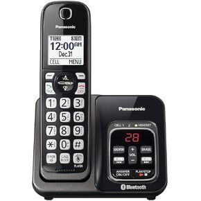 Panasonic KX-TGD560M / KX-TG3760M Link2Cell Cordless Telephone with Digital Answer Machine (Renewed) (KX-TGD562M -1 HANDSET)