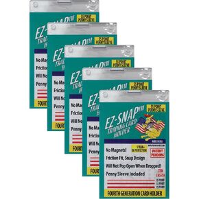 5-Count Pro-Mold 55pt EZ-Snap Trading Card Holders Holds Sleeved Card UV Protection CH55SA